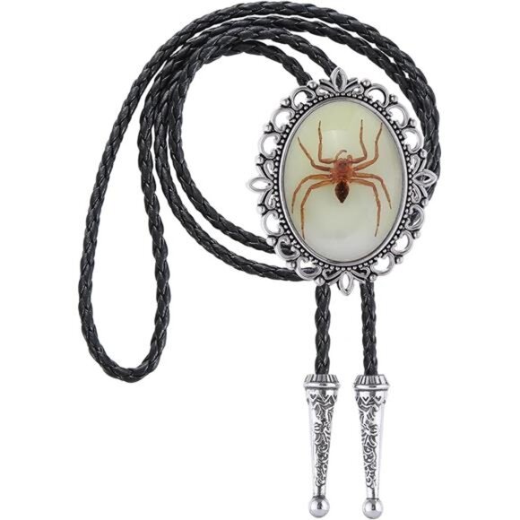 Bolo Tie Leather Necktie, 013 - Picture 1 of 7
